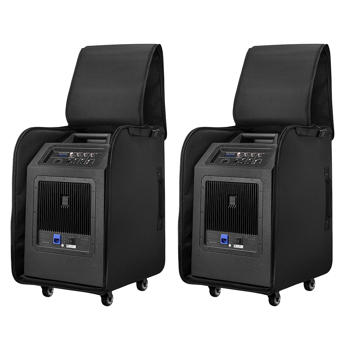 EV Electro Voice Evolve 50 (2 Piezas) + Maletines con Ruedas (2 Piezas) + Cables (2 Piezas) 4