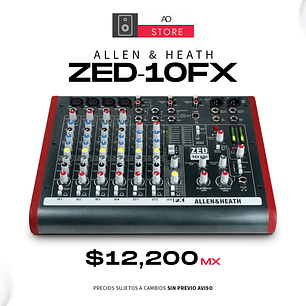 ALLEN & HEATH ZED 10FX Mezcladora Compacta de 4 Canales