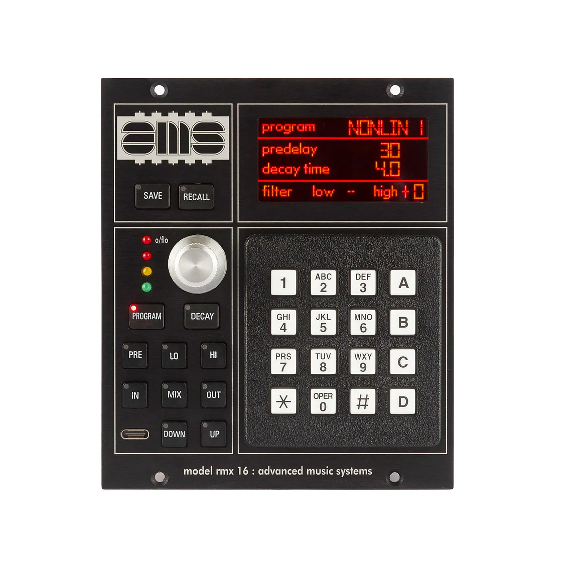 Ams Neve Rmx16 Módulo Digital Reverb 2