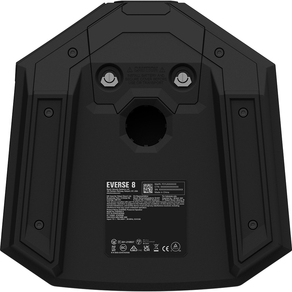 EV Electro Voice Everse 8 Black Bocina Activa Con Bateria  6