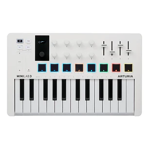 Arturia Minilab 3 Edición Blanco Teclado Midi