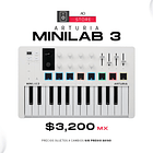 Arturia Minilab 3 Edición Blanco Teclado Midi 1