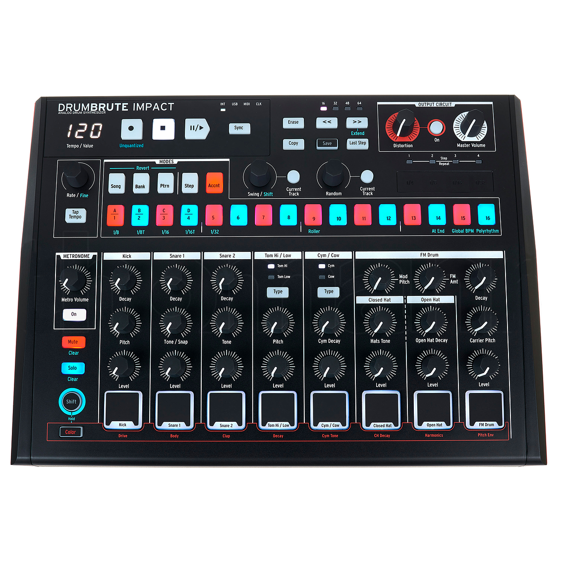 ARTURIA DRUMBRUTE IMPACT Noir Edition Sequenciador 2