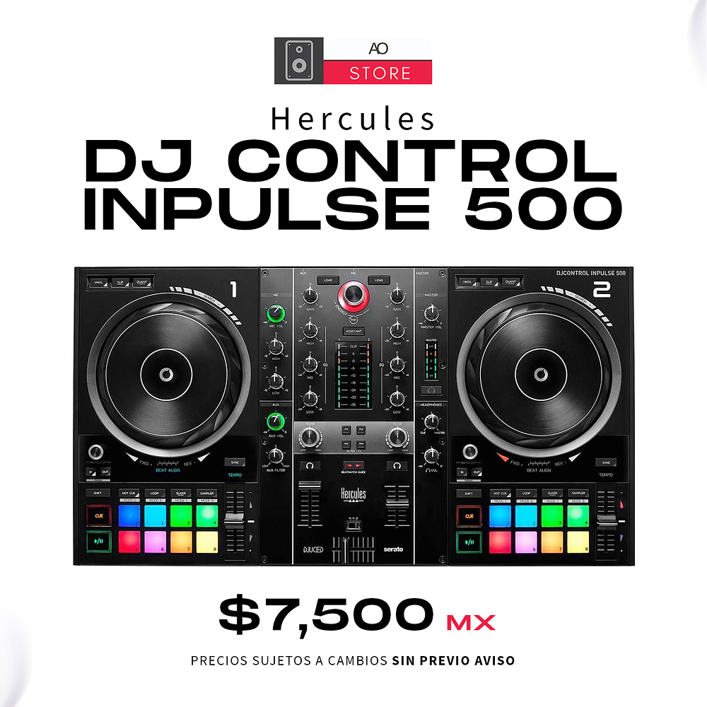 HERCULES DJ CONTROL INPULSE 500 Controlador 1