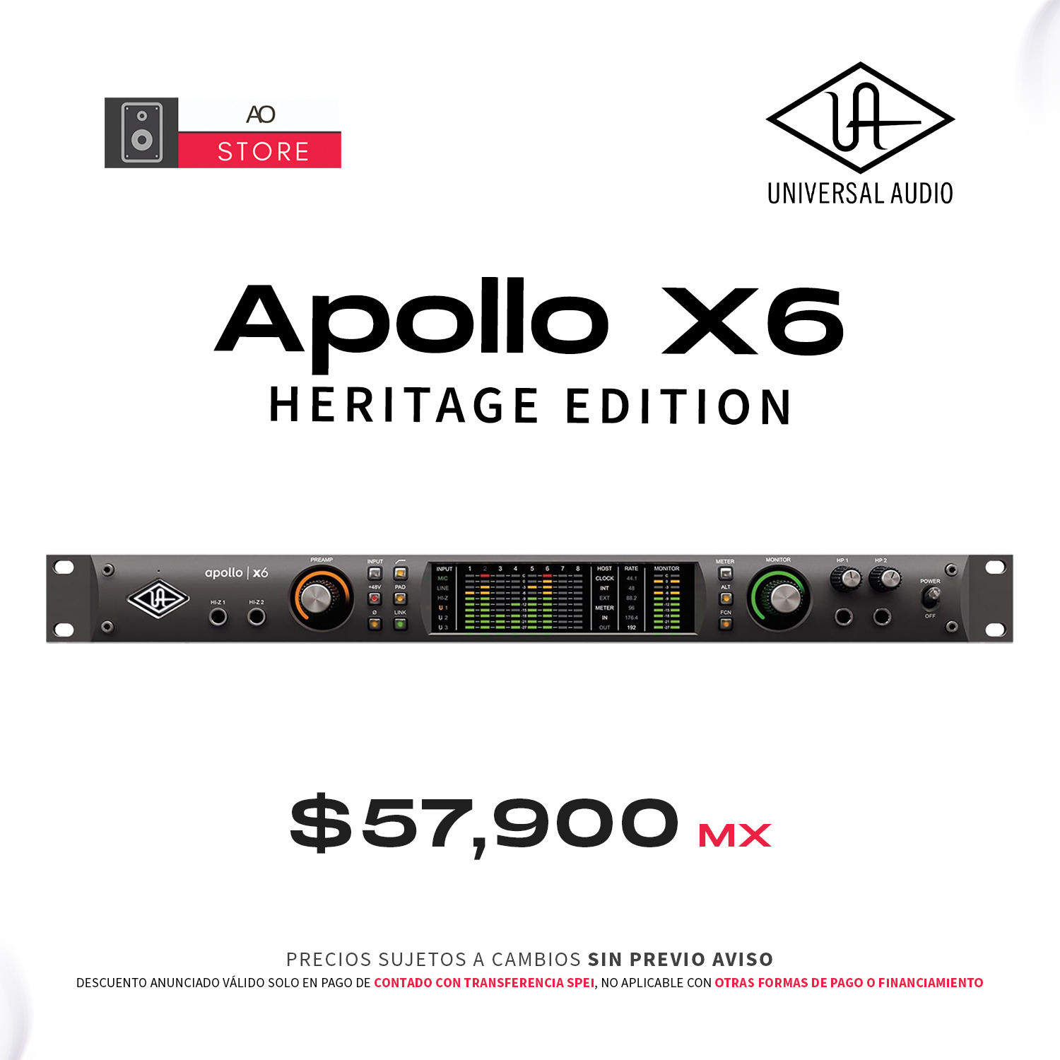 Heritage　Edition　Universal　Apollo　Audio　x6