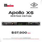 Universal Audio Apollo X6 Heritage Edition Interfaz de Audio 1