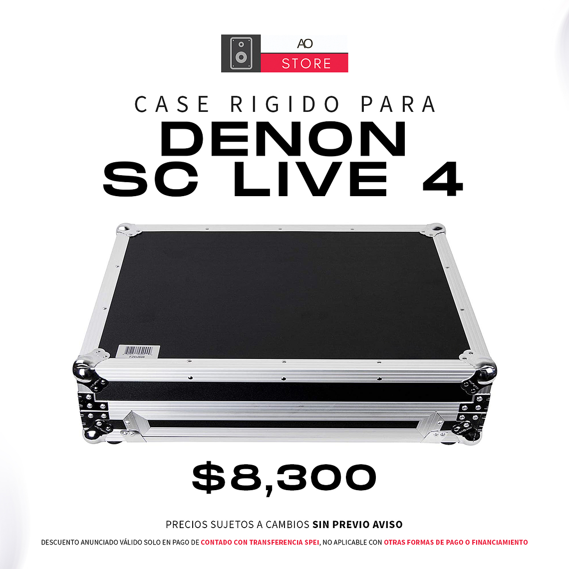 Case para Denon SC LIVE 4 de Transporte Rígido 1
