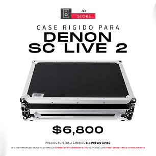 Case para Denon SC LIVE 2 de Transporte Rígido
