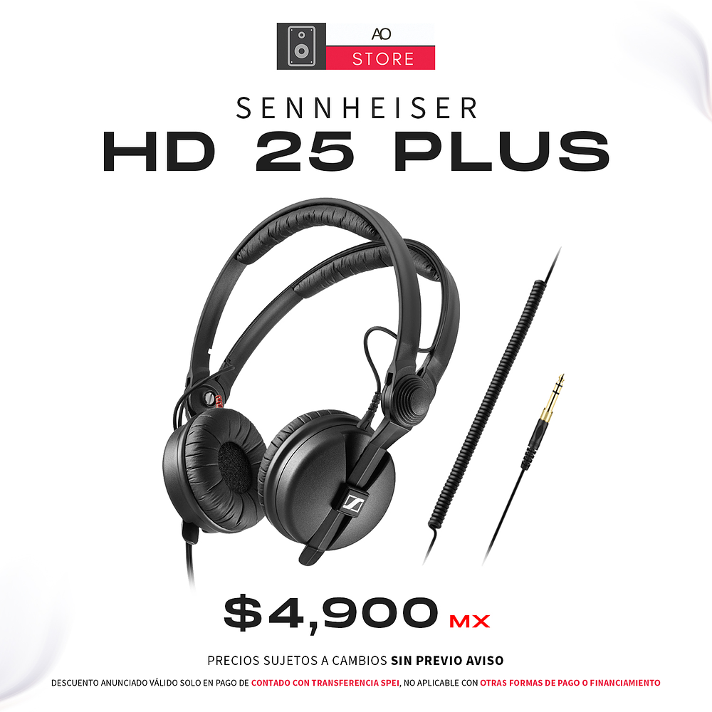 Sennheiser HD 25 Plus Audífonos 1