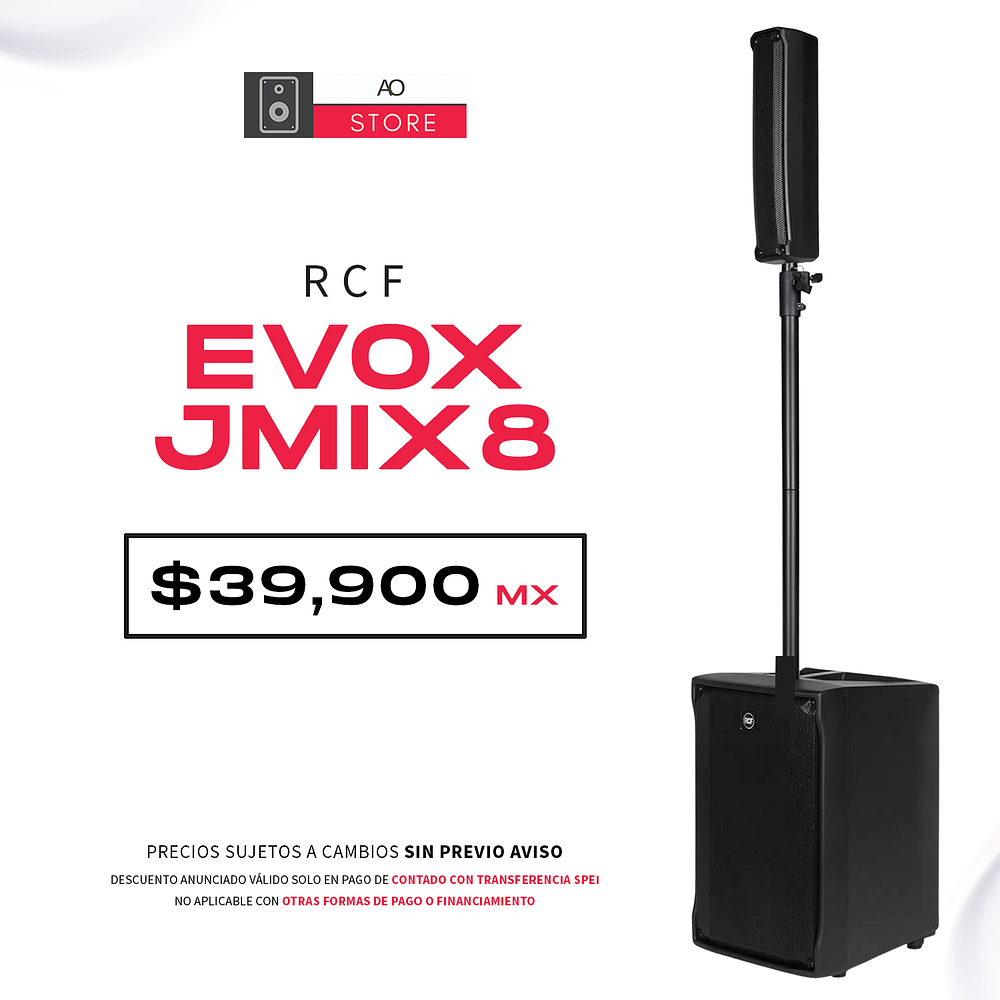 RCF Evox JMIX8 Sistema De Audio En Torre 1