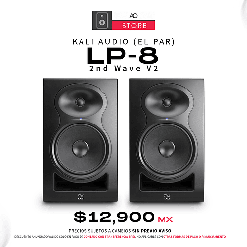 Kali Audio LP 8 Second Wave V2 Monitores de Estudio