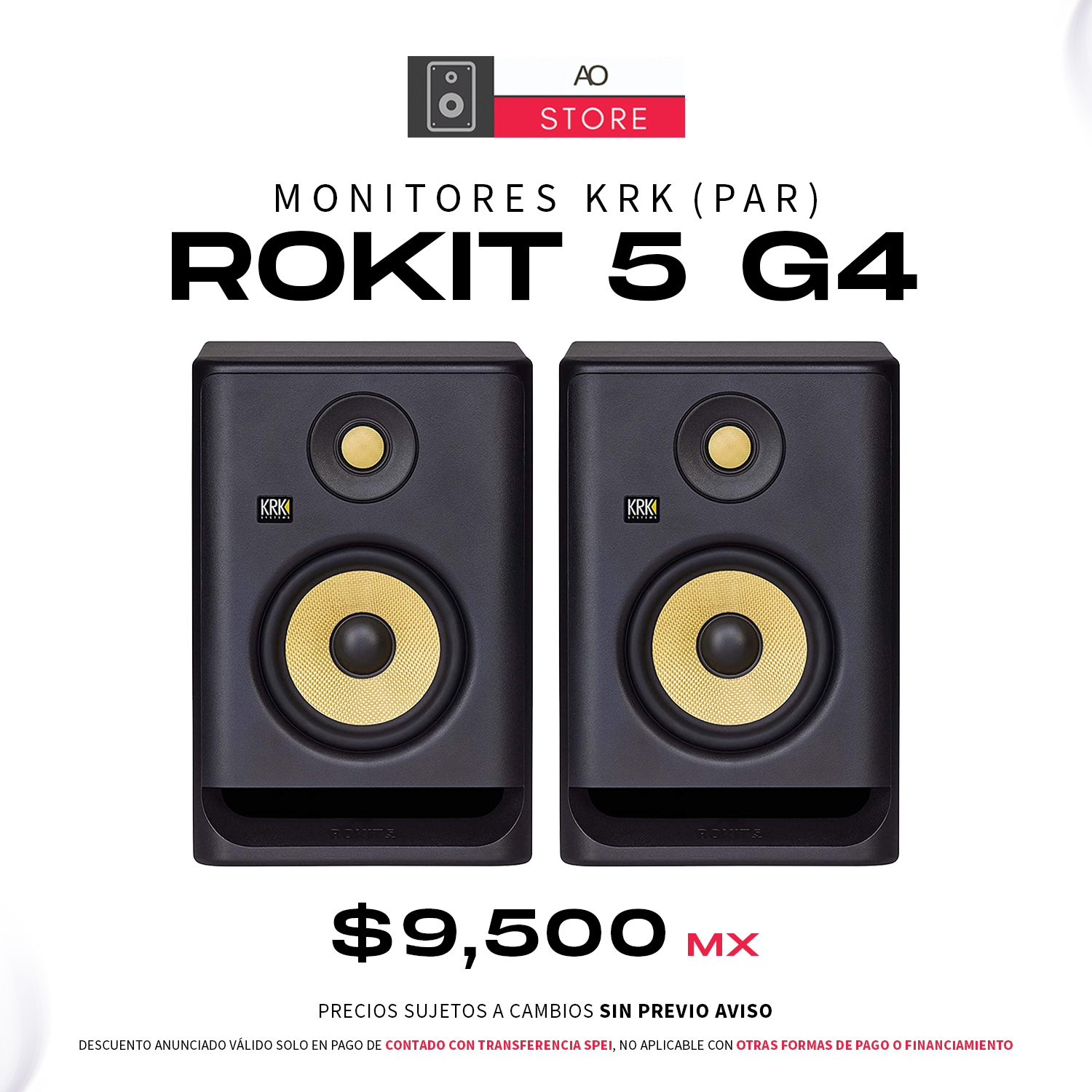KRK Rokit 5 G4 Monitores de Estudio