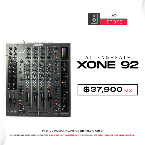 Allen & Heath Xone 92 Mezcladora Para Dj