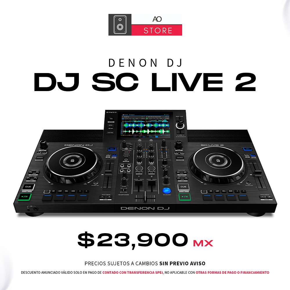 Denon DJ SC Live 2 Reproductor Multimedia Controlador Para Dj 1