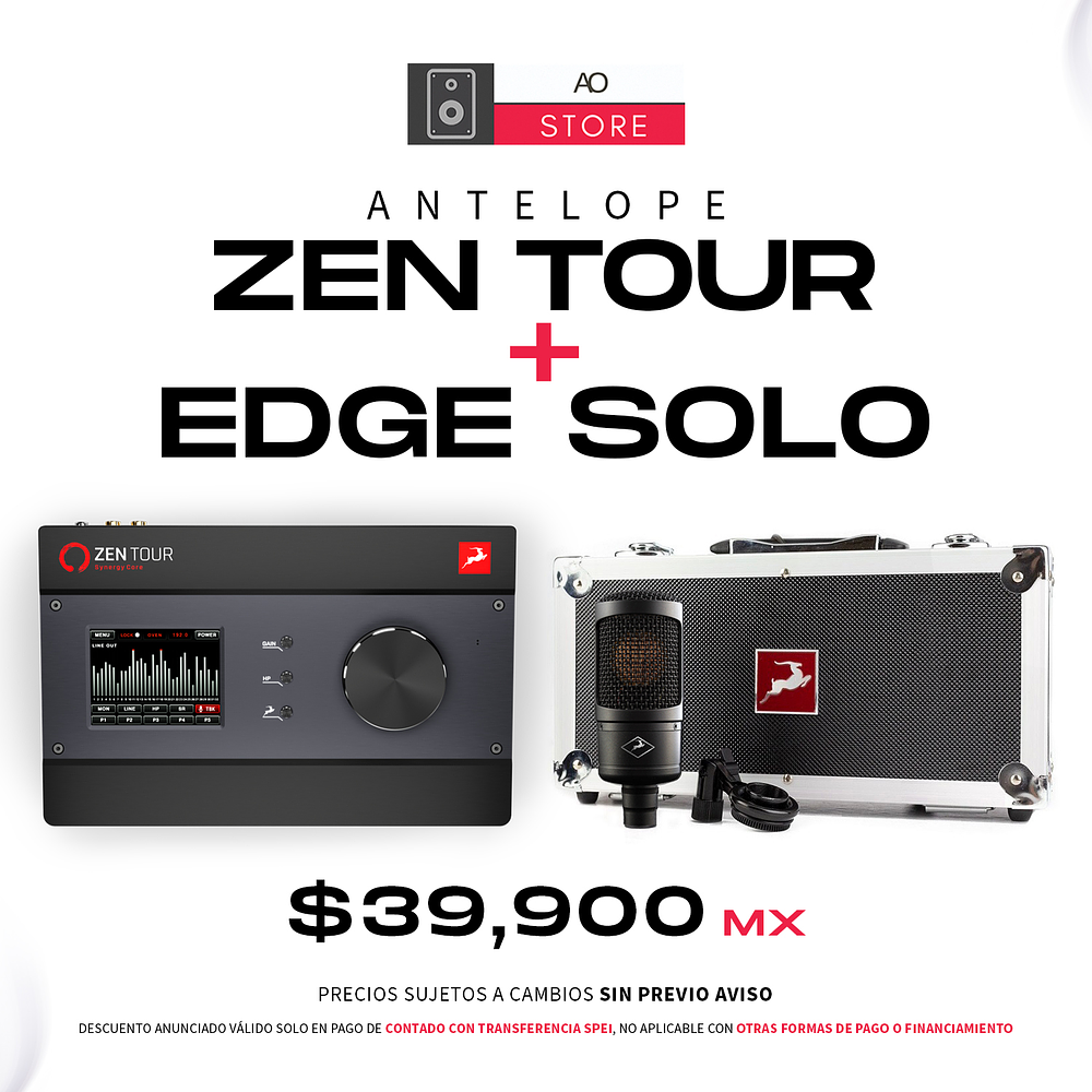 Antelop Zen Tour Synergy Core Interfaz De Audio + Edge Solo Interfaz de Audio y Micrófono 1
