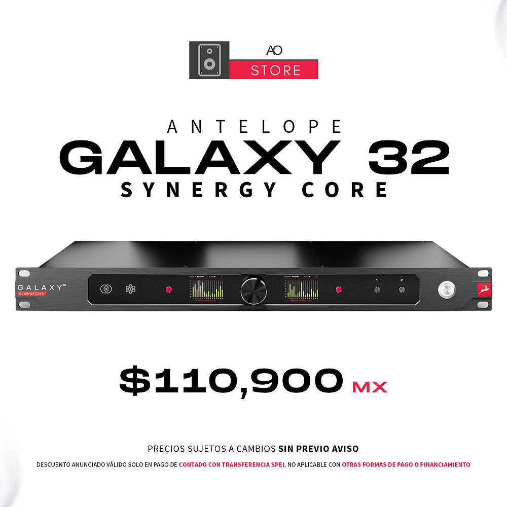 Antelope Galaxy 32 Synergy Core Interfaz de Audio 1