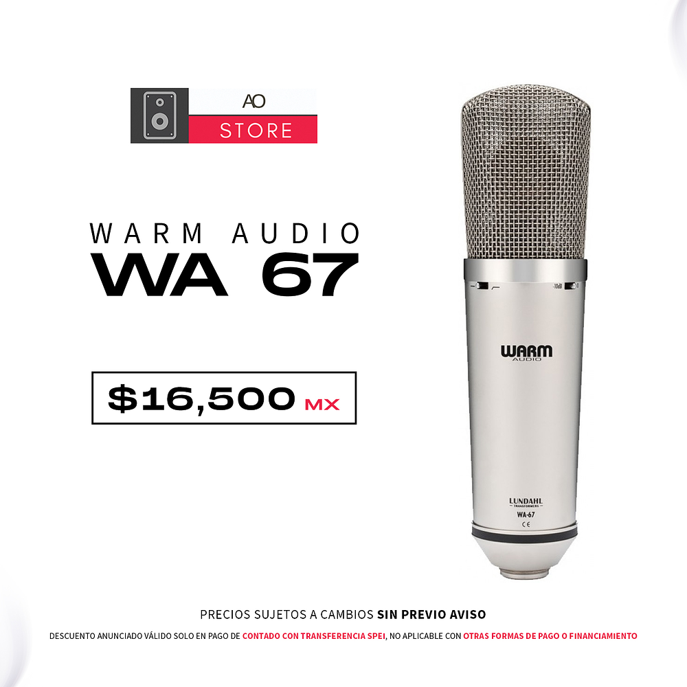 Warm Audio WA 67 Micrófono De Tubo 1