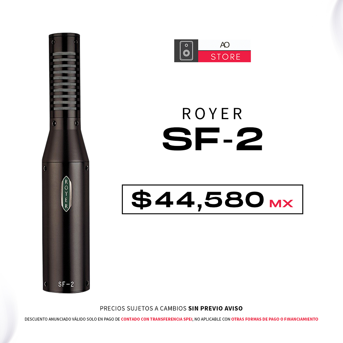 Royer SF 2 Microfono 1