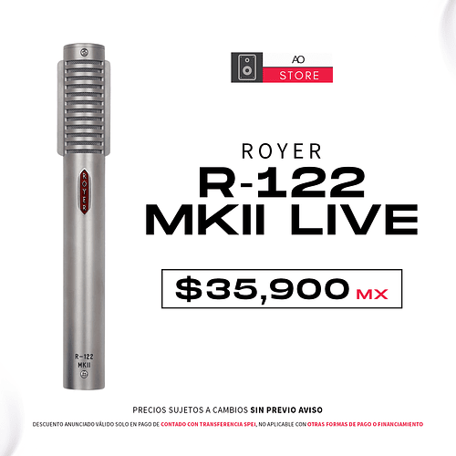 Royer R 122 MKII Live Microfono