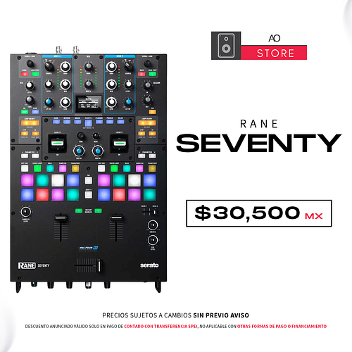 Rane Seventy Mezcladora Para Dj 