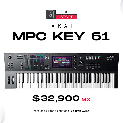 Akai Professional MPC Key 61 Estacion De Produccion Workstation