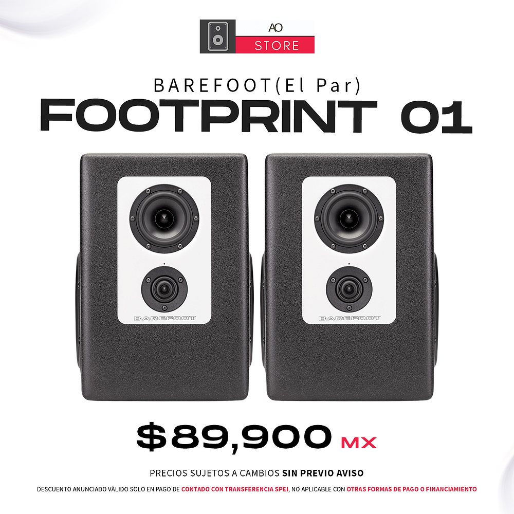 Barefoot Sound Footprint 01 Monitores (El Par) 1