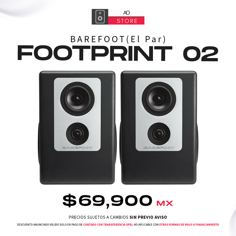 Barefoot Sound Footprint 02 Monitores (El Par) 1
