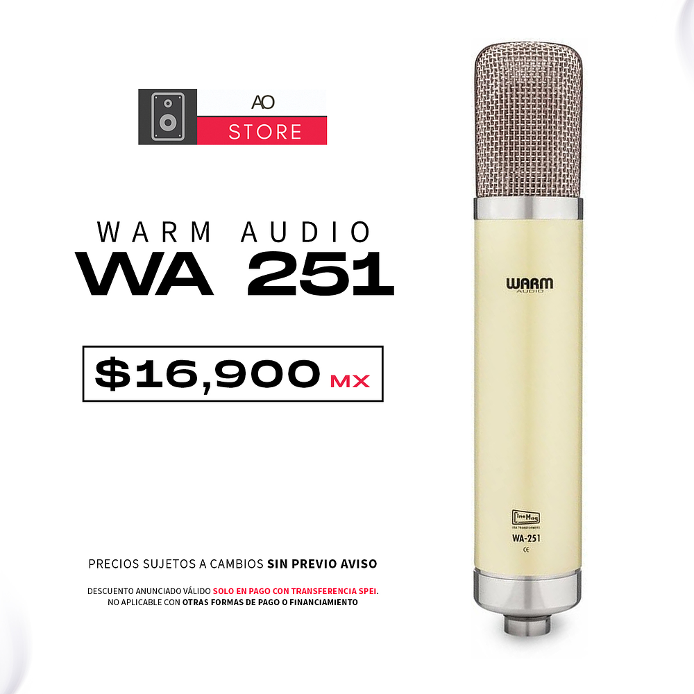 Warm Audio WA 251 Micrófono Condensador 1