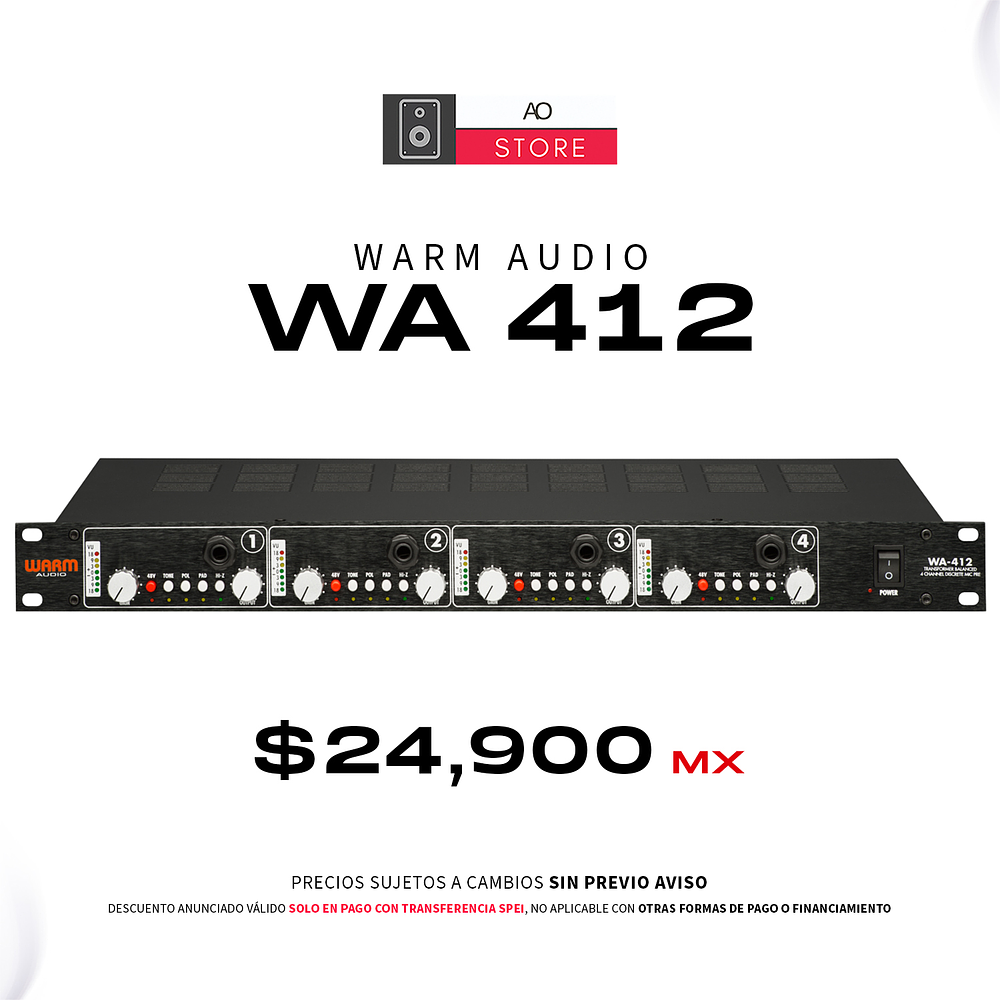 Warm Audio WA 412 Preamplificador 1