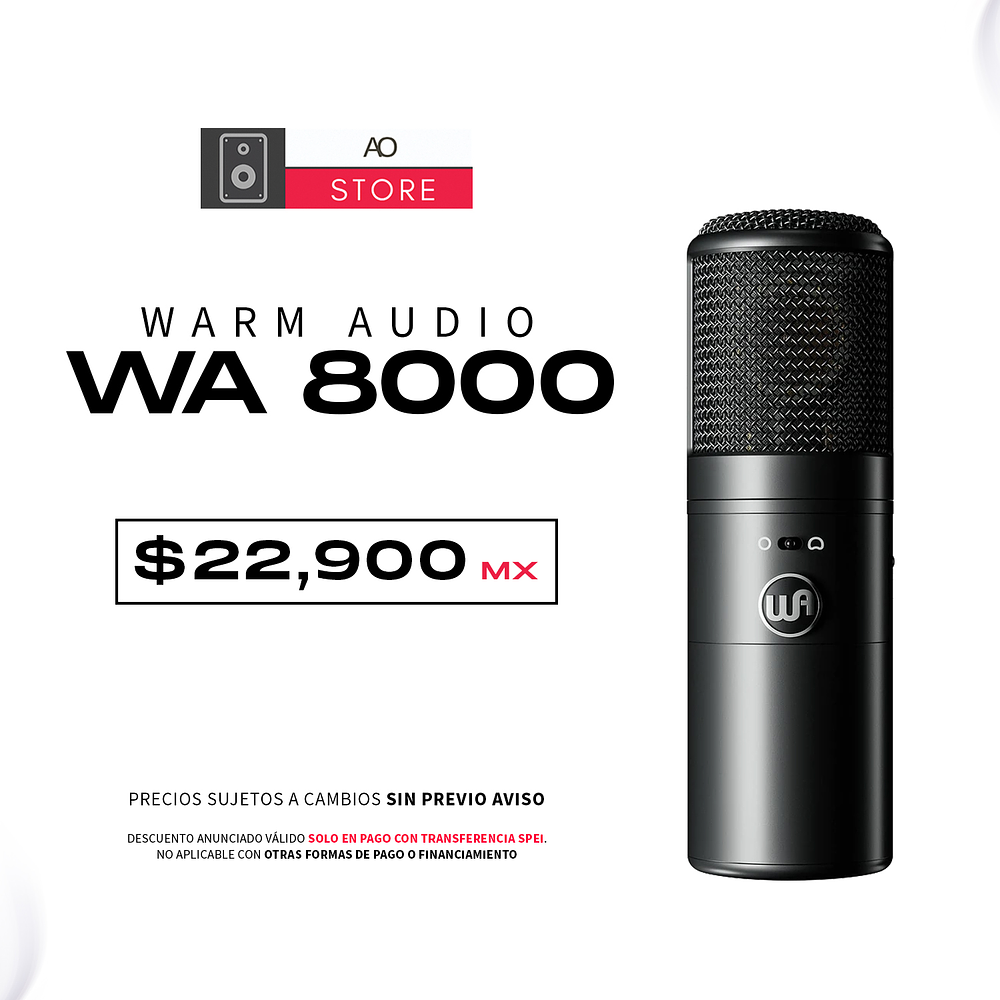 Warm Audio WA 8000 Micrófono 1
