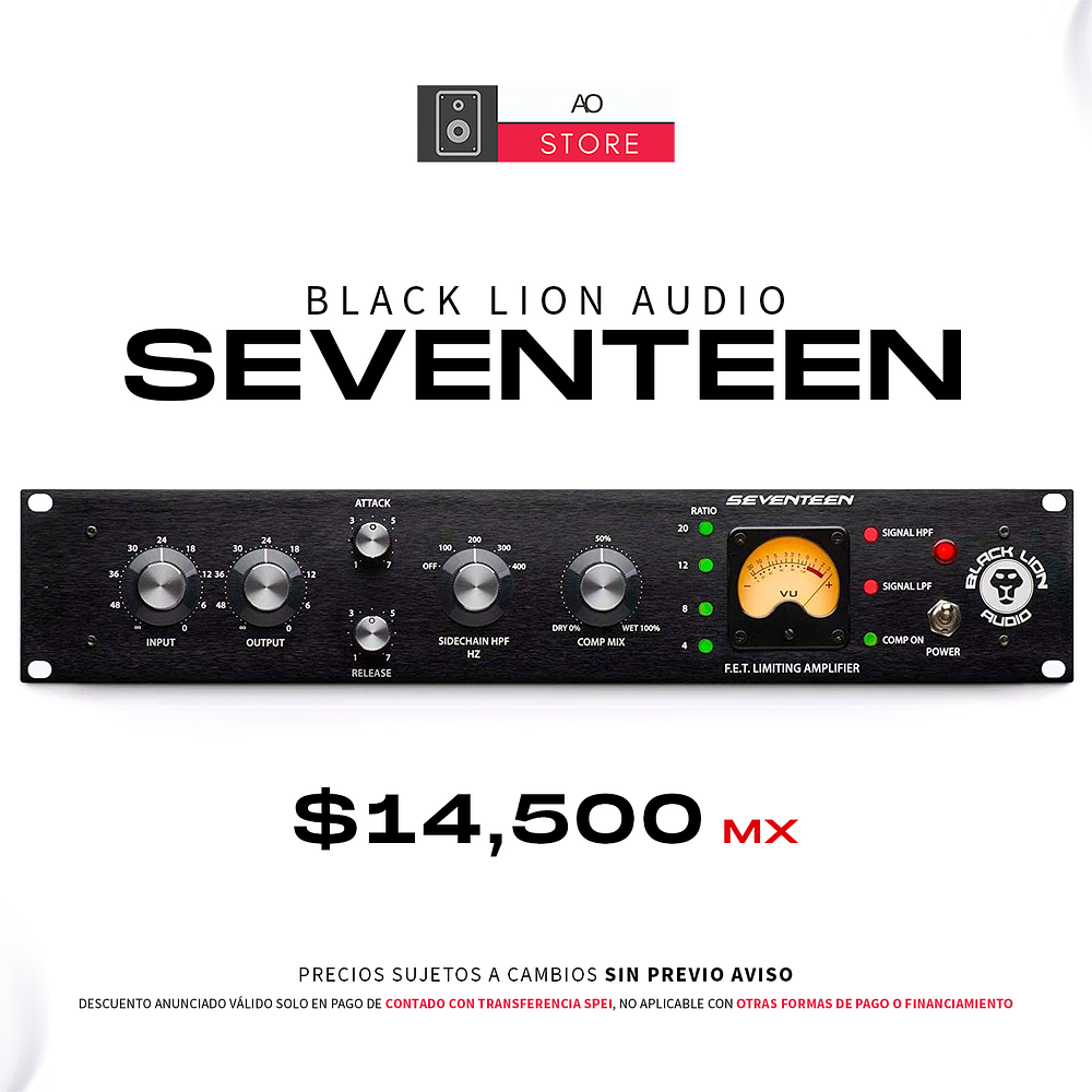 Black Audio Lion Seventeen Compresor 1