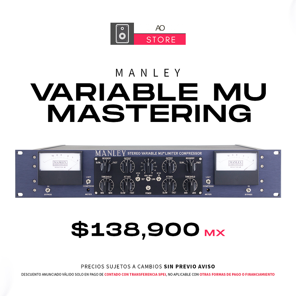 Manley Variable MU Mastering Compresor Limitador 1