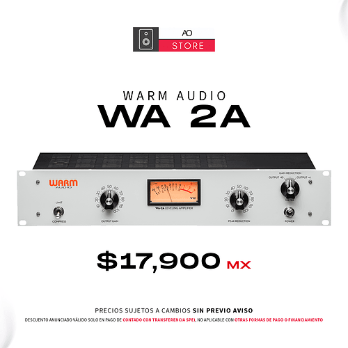 Warm Audio WA 2A Compresor