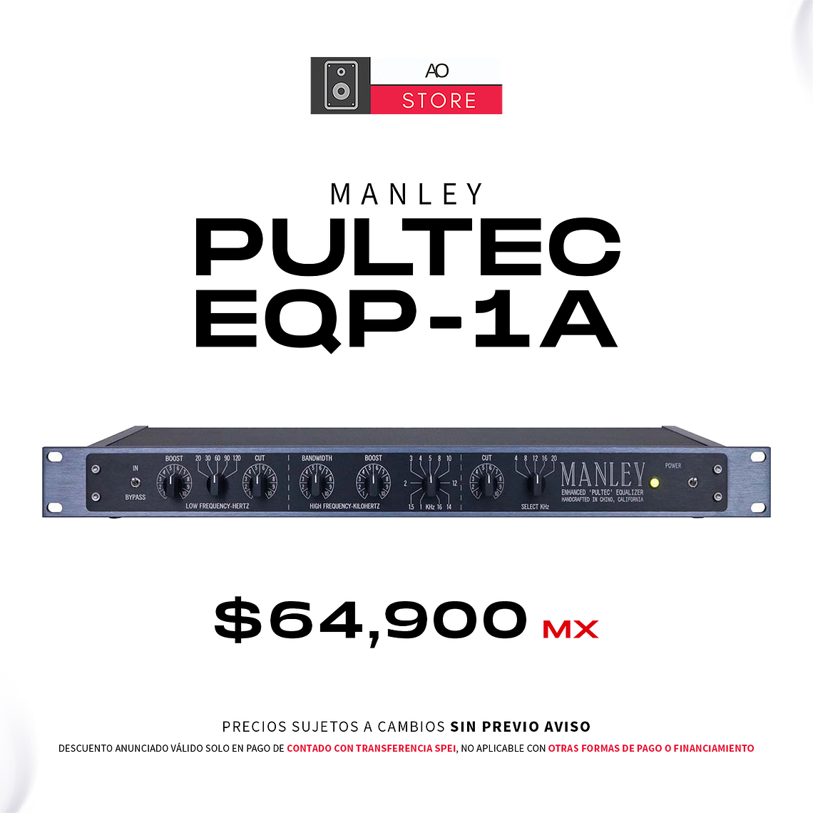 Manley Pultec EQP 1A Mono Ecualizador 1