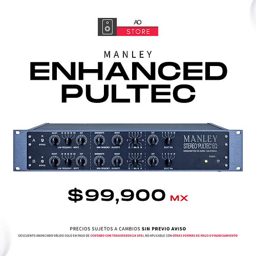 Manley Enhanced Pultec Stereo Ecualizador