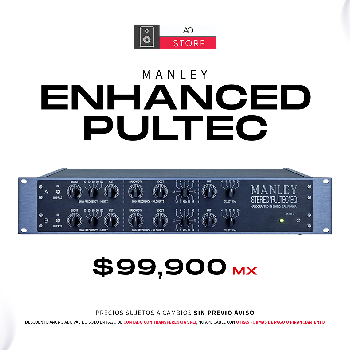 Manley Enhanced Pultec Stereo Ecualizador 1