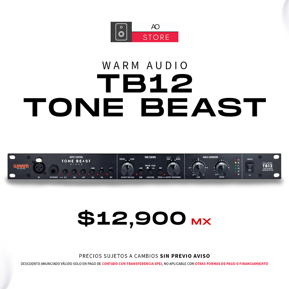 Warm Audio TB12 Tone Beast Preamplificador 1