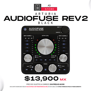 Arturia Audiofuse Rev2 Black Interfaz de Audio