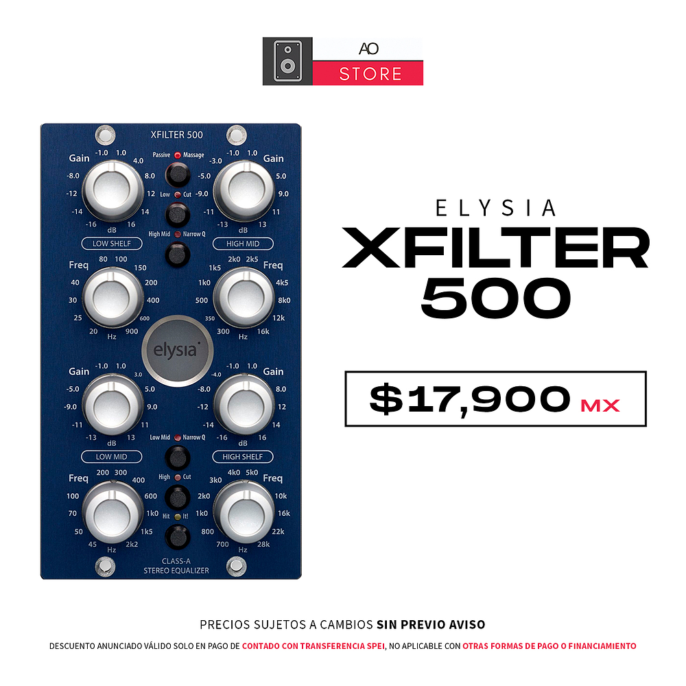 Elysia Xfilter 500 Ecualizador Estéreo 1