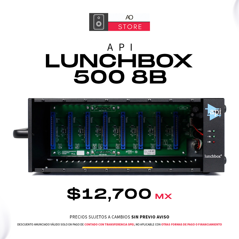 API Lunchbox 500 8B Chasis de 8 Ranuras 1