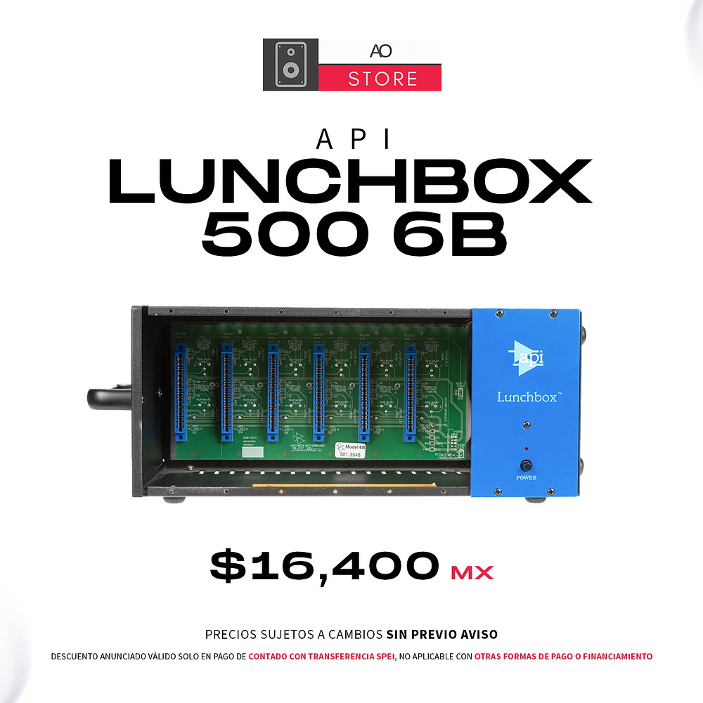 API Lunchbox 500 6B Chasis de 6 Ranuras 1