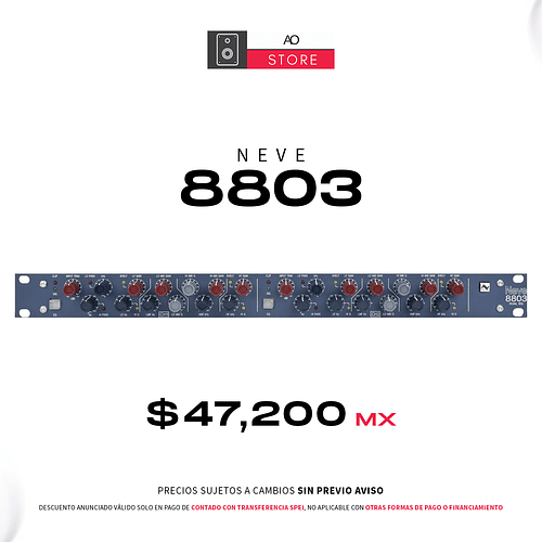 Neve 8803 Ecualizador 2 Canales