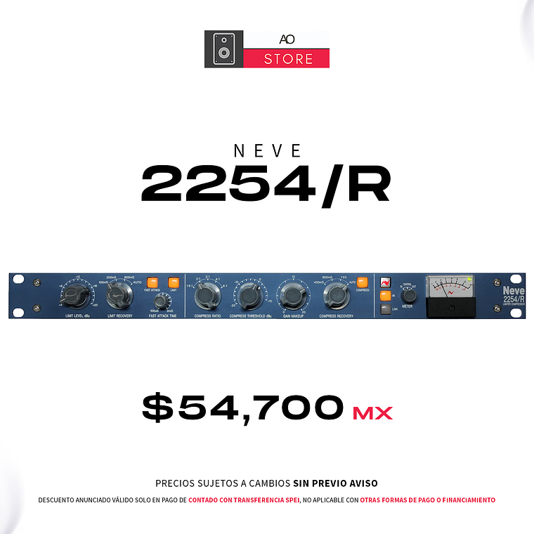 Neve 2254/R Compresor Limitador Mono 1