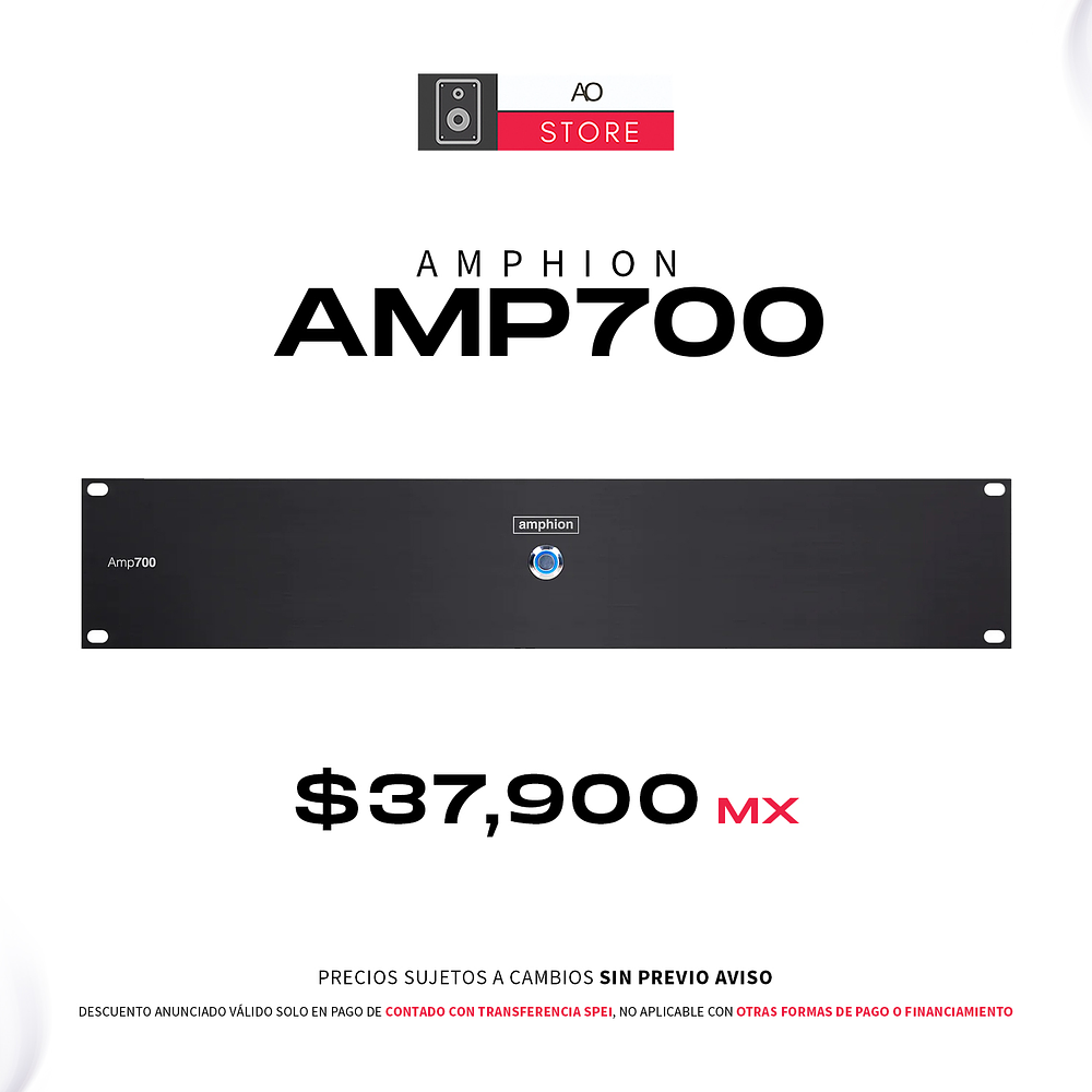 Amphion Amp700 Amplificador para Monitores de Estudio Pasivos 1