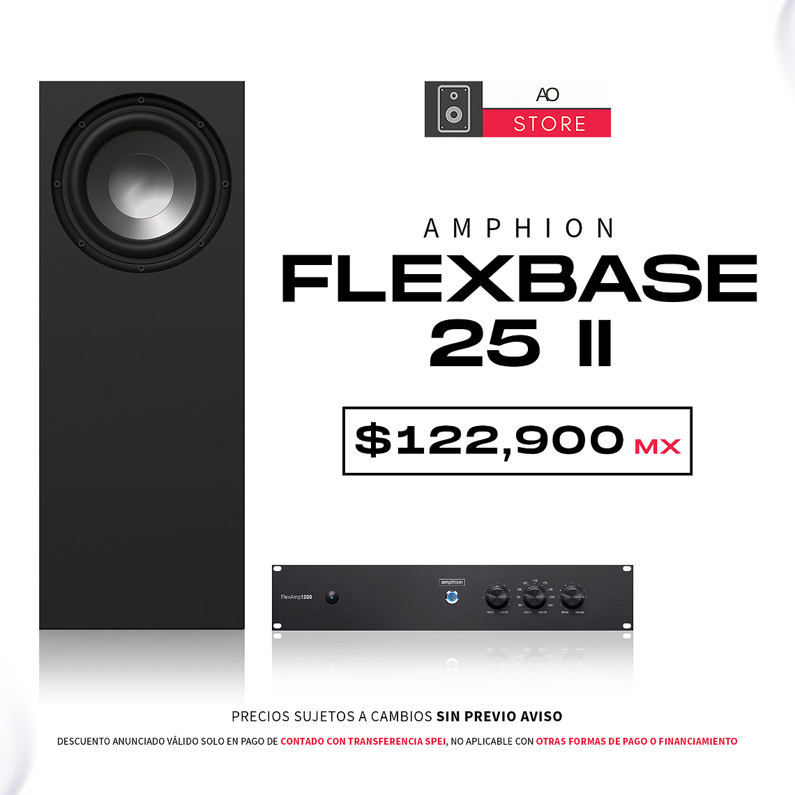 Amphion FlexBase 25 II Subwoofer de Estudio 1