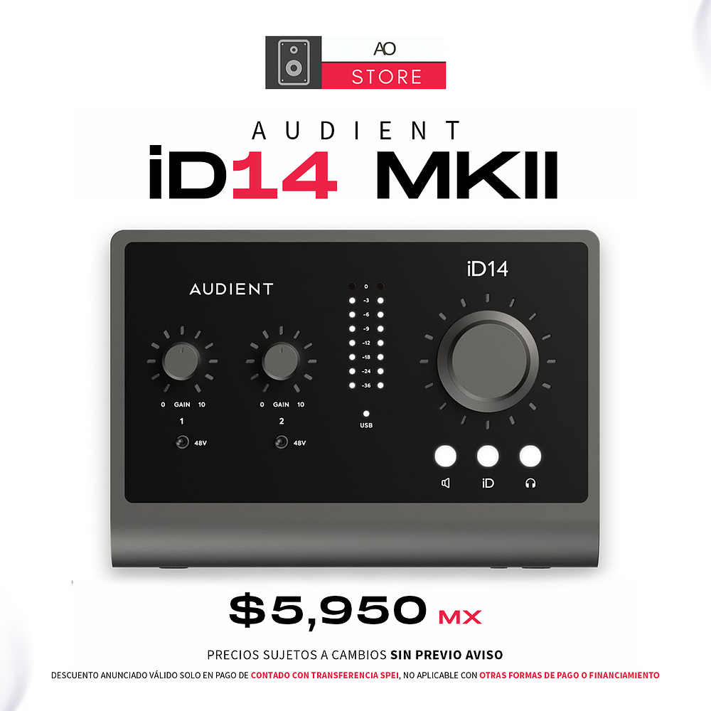 Audient iD14 MK2 Interfaz De Audio 1