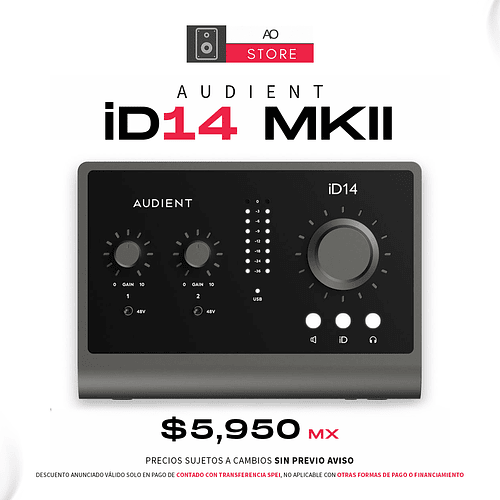 Audient iD14 MK2 Interfaz De Audio