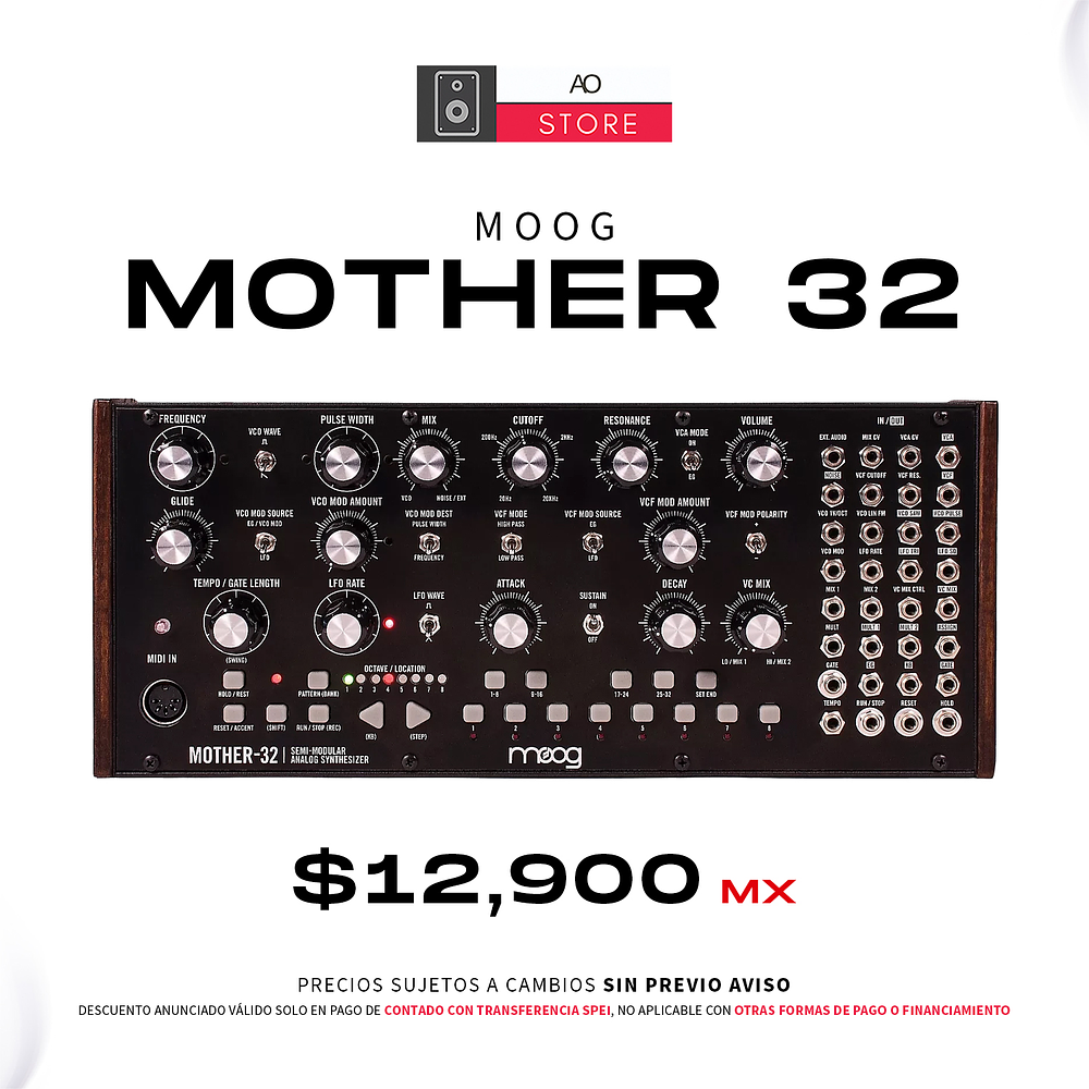 Moog Mother 32 Sintetizador 1