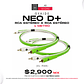 Oyaide Neo D+ RCA Estéreo a RCA Estéreo 1 Metro (Par) - Miniatura 1