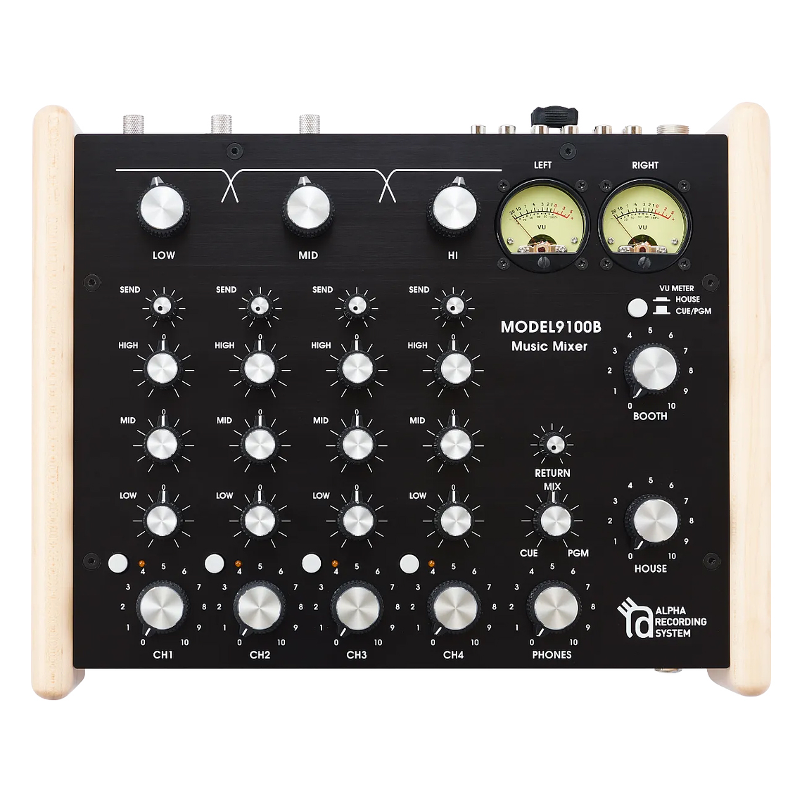 Alpha Recording System Model 9100BW Mezclador Rotativo de 4 Canales 2